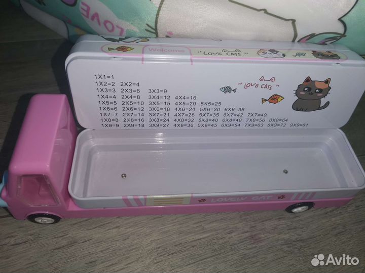 Пенал школьный для девочки