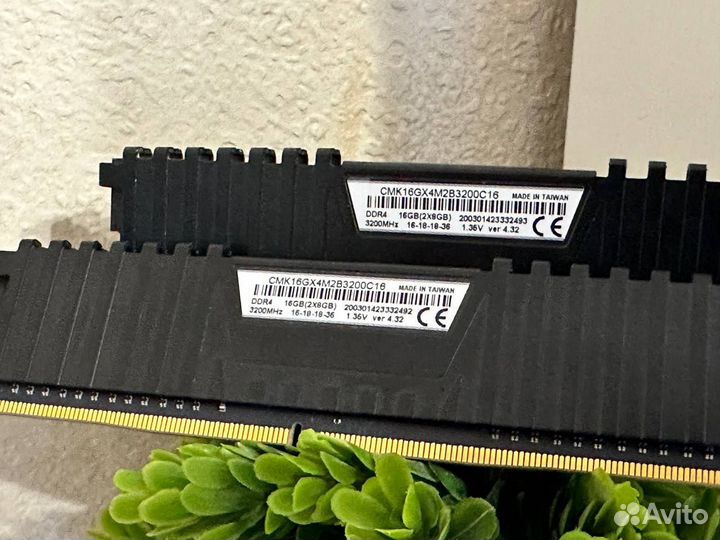 Оперативная память DDR4 3200Mhz 2x8Gb Corsair