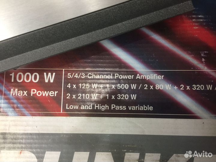 Аудио усилитель 1000 wt новый