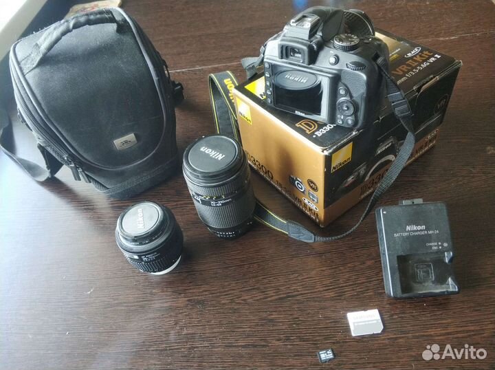 Nikon d 3300 kit 3 объектива