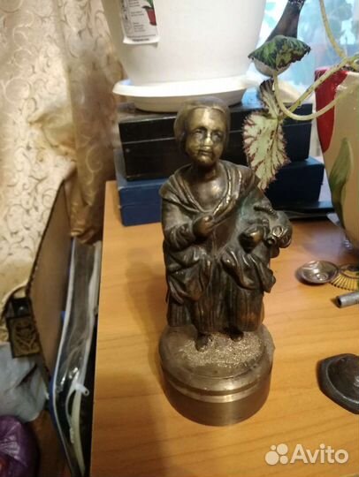 Бюст 19в бронза