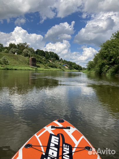 Сплав на сап бордах 13 августа по Жиздре
