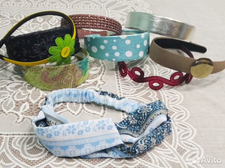 Ободки для волос 8шт