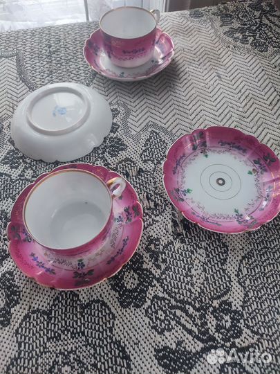 Чайная пара, Кузнецовский фарфор