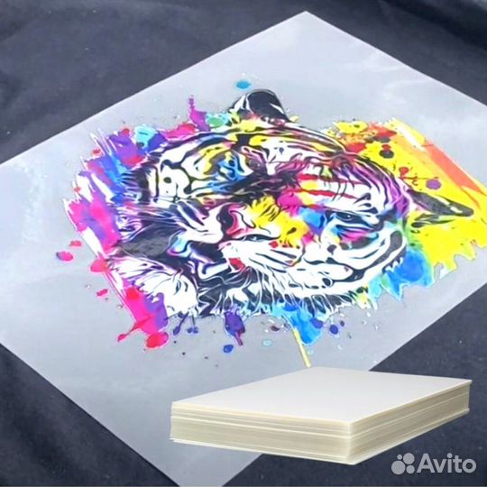 Пленка для DTF печати 100 мкм в листах А3 (100 лис