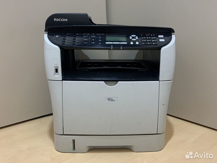 Мфу лазерное Ricoh Aficio SP 3500SF, пробег 87410