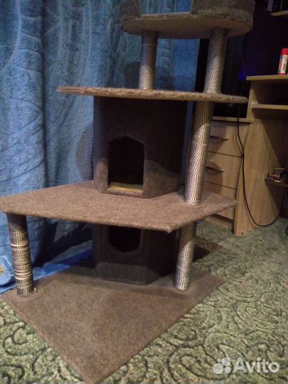 Кошачий домик, ручная работа