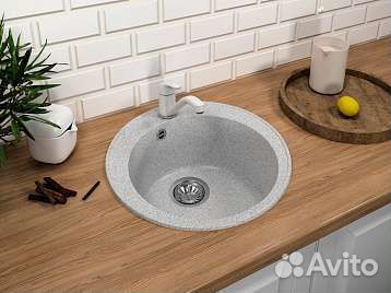 Мойка кухонная каменная
