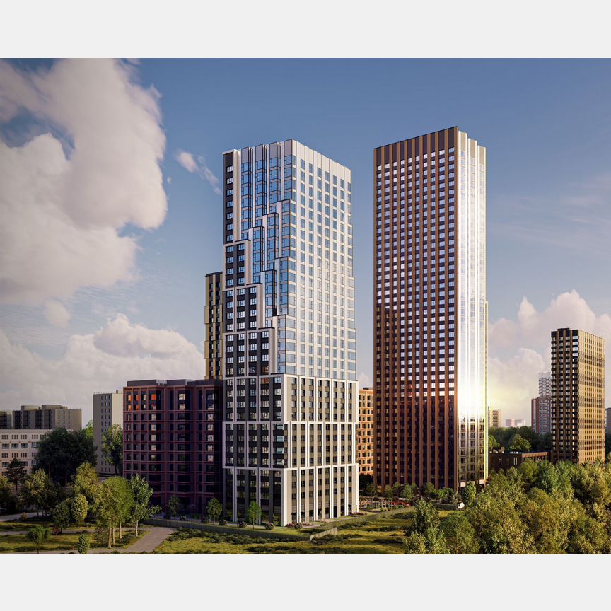 3-к. квартира, 60,3 м², 19/31 эт.