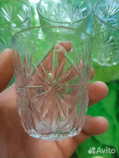 Стопки хрустальные