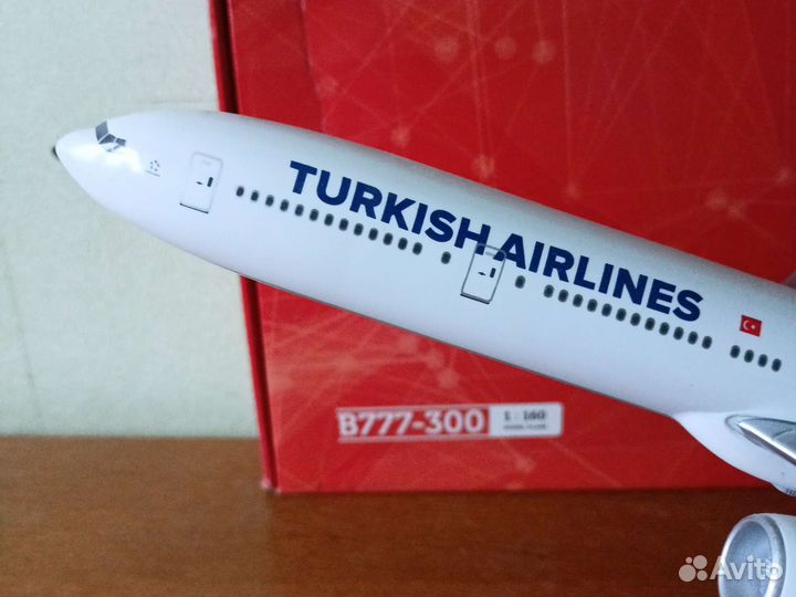 Модель самолета b777-300 Turkish airlines