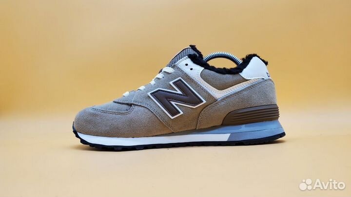 Кроссовки new balance 574 зимние