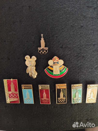 Значки СССР Олимпиада 80