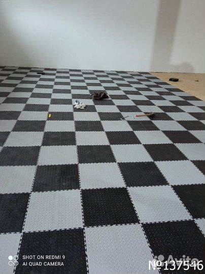 Модульная плитка пвх для цеха