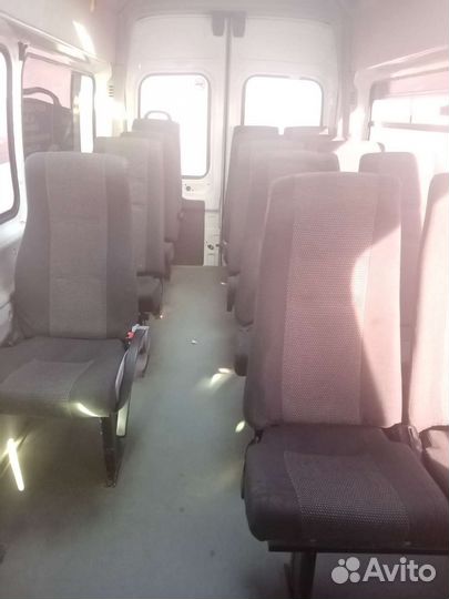 Водитель со своим микроавтобусом