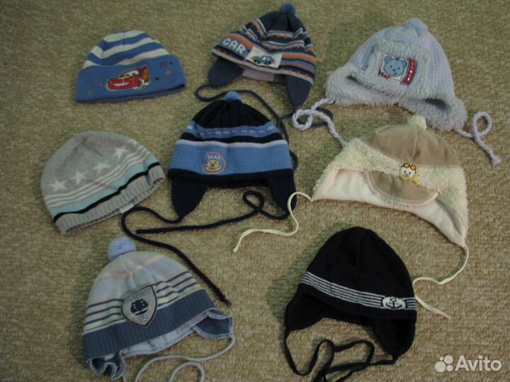 Шапки на мальчика от 38 до 50 размера