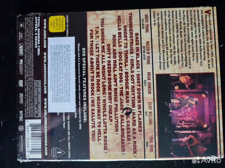 AC/DC «NO bull», DVD режиссерская версия