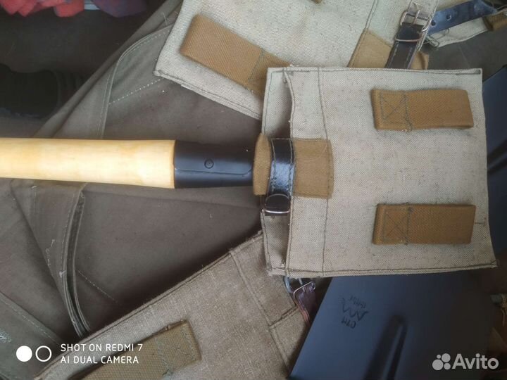 Лопата саперная с оригинальным чехлом, отк 1985г