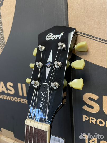 Cort CR250-TBK Classic Rock Электрогитара, черная