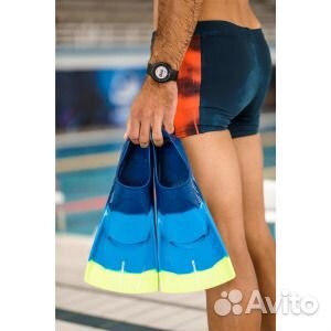 Ласты для плавания короткие silifins Nabaiji, сини