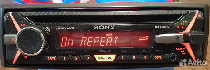 Магнитола Sony CDX-G3100UE (USB)