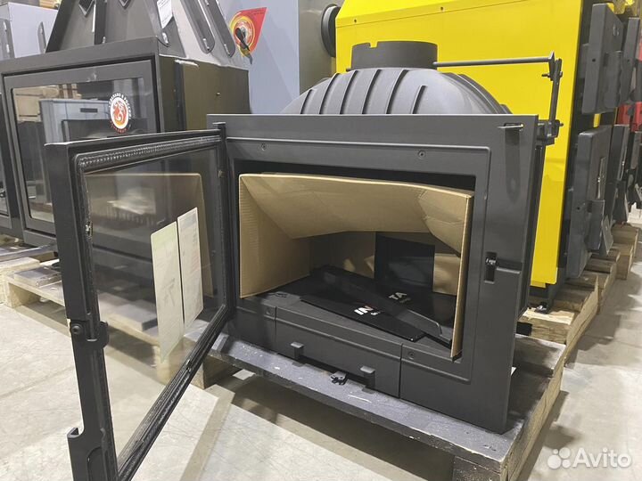 Печь камин, топка чугунная под обкладку