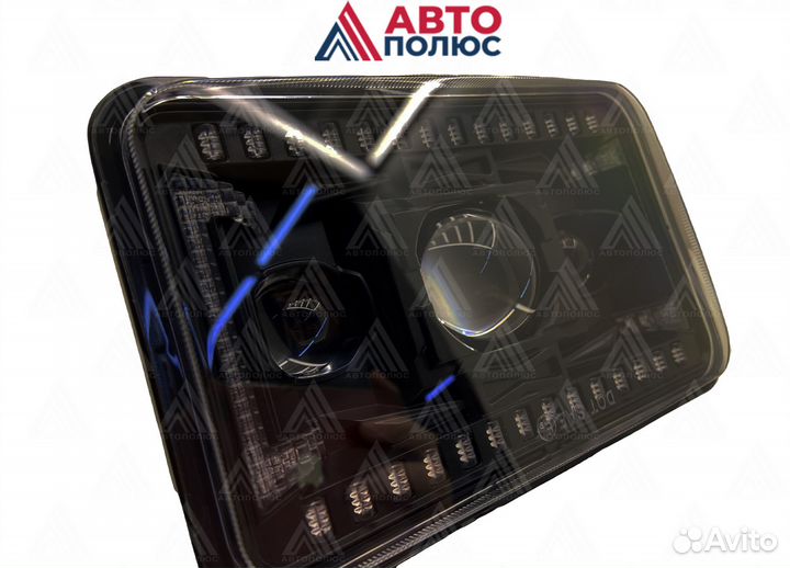 Bi-Led противотуманные фары с дхо (ГАЗель, УАЗ)