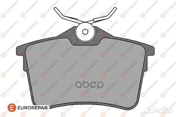 Колодки тормозные зад 1623063180 eurorepar
