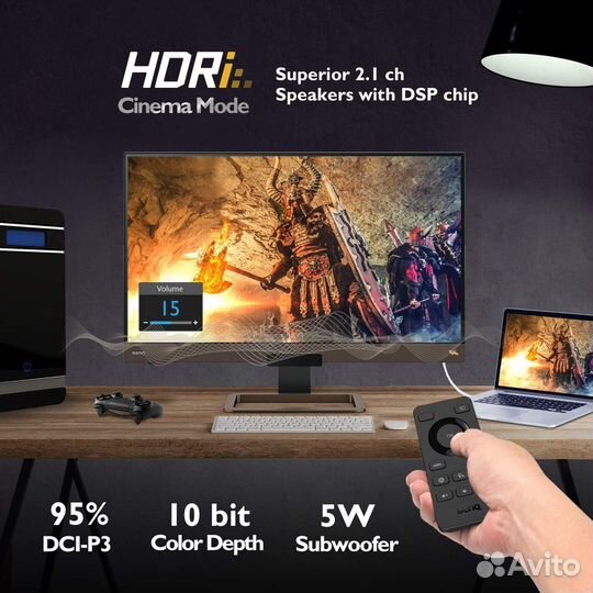 Новый Игровой монитор 144гц 2k IPS HDR 27