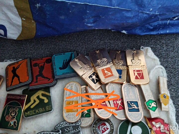 Значки СССР олимпиада 80
