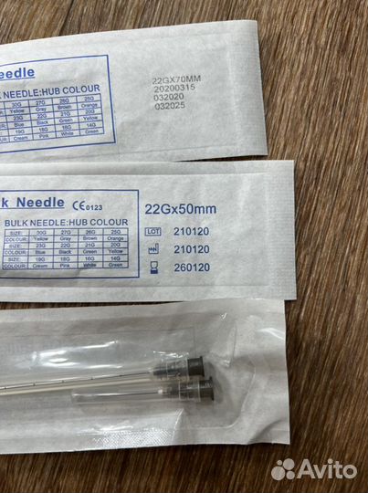 Канюля, иглы. луер лок