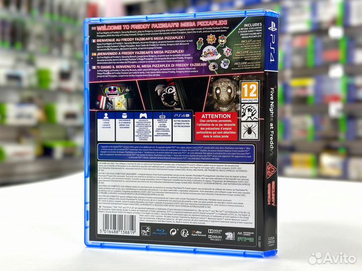 Five Nights AT Freddy’s: Security Breach (PS4) Б/У