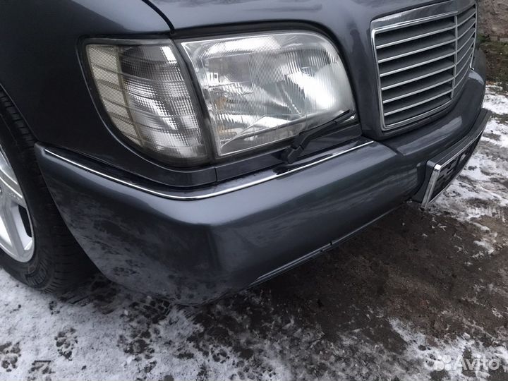 Передний бампер дорестайлинг Мерседес 140 w140