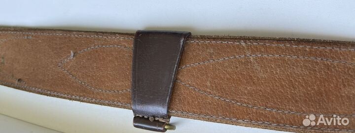 Ремень армейский кожаный винтаж суперкачество
