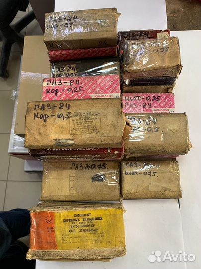 Вкладыши вкладыш шатунный коренной газ 24 Волга