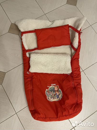 Зимний конверт в коляску