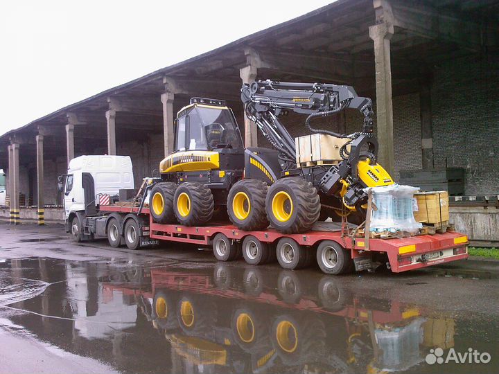 Услуги трала для перевозки спецтехники по России