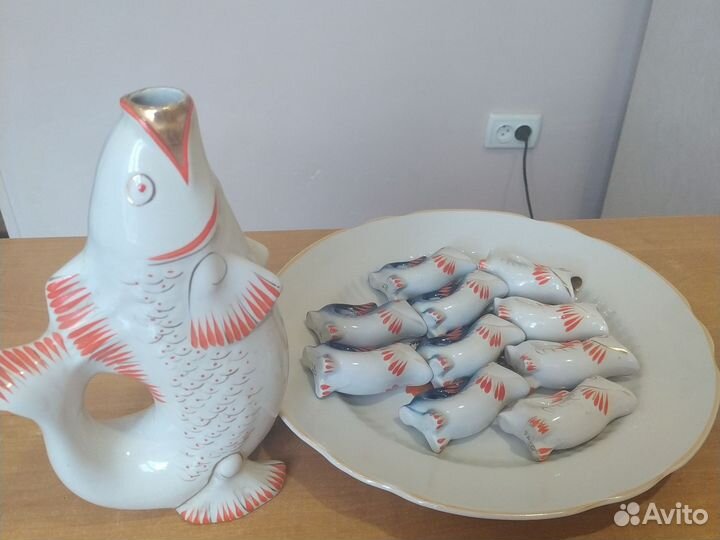 Рыба с рыбками штофы СССР