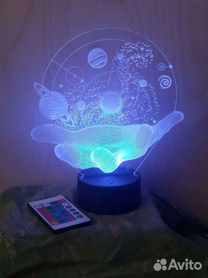 3D светильник-ночник