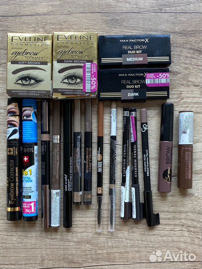 Тени, карнадаш, тушь для бровей