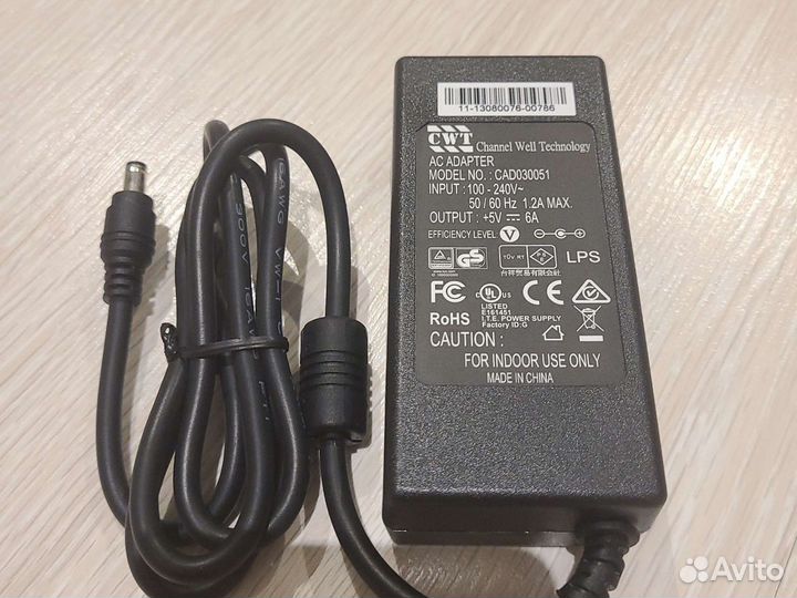 Блоки питания 5V - 6a, CWT cad030051