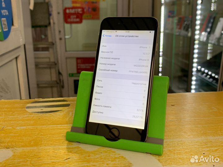 iPhone 6 32gb акб 100