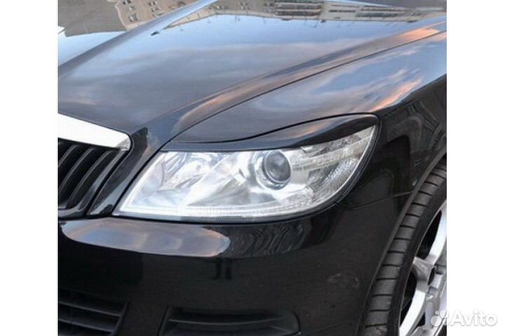 Реснички на фары для Skoda