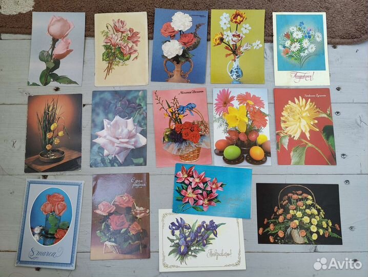 Старинные открытки 30-60г