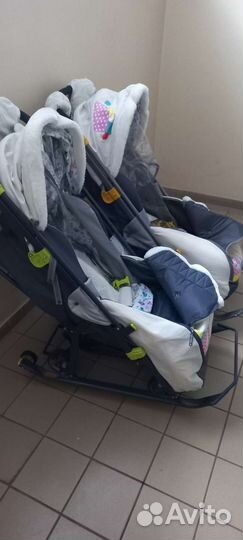 Санки коляска ника 7 8
