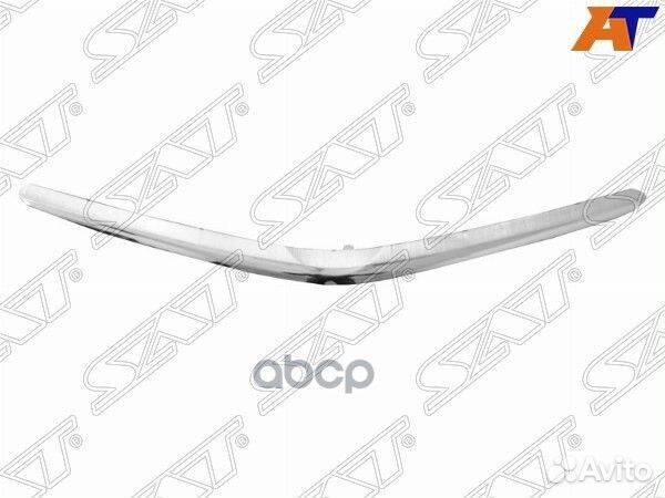 Накладка бампера toyota prius 03-09 хром ST-TY5