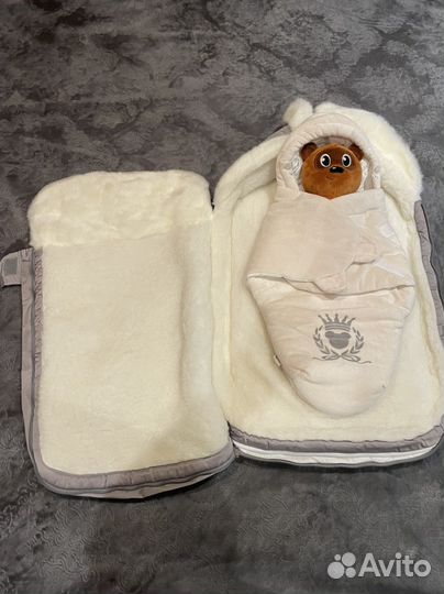 Конверт на выписку для девочки зима