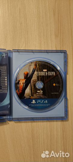 Диск на ps4 spider man