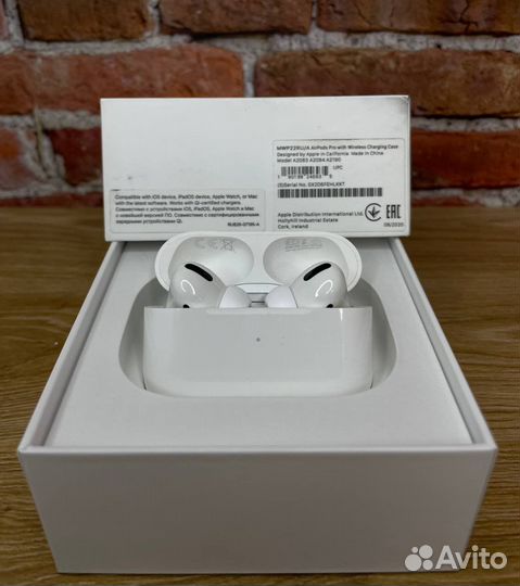 Airpods Pro, новые наушники + б/у кейс (Оригинал)