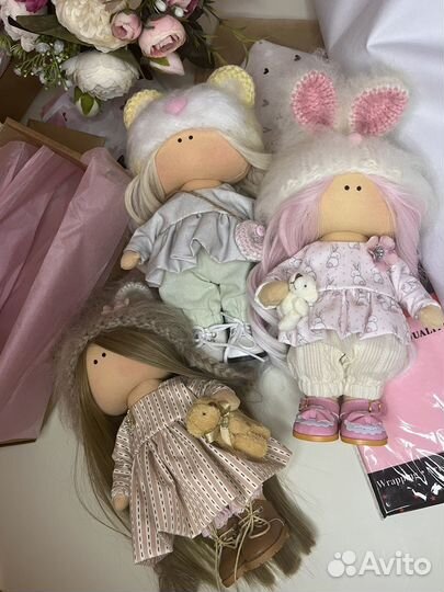 Текстильная кукла ручной работы